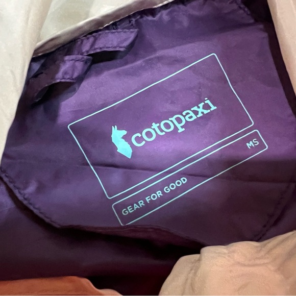 Cotopaxi Teca Technical Windbreaker Neon Orange Purple Yellow Lightweight Small - Picture 5 of 5